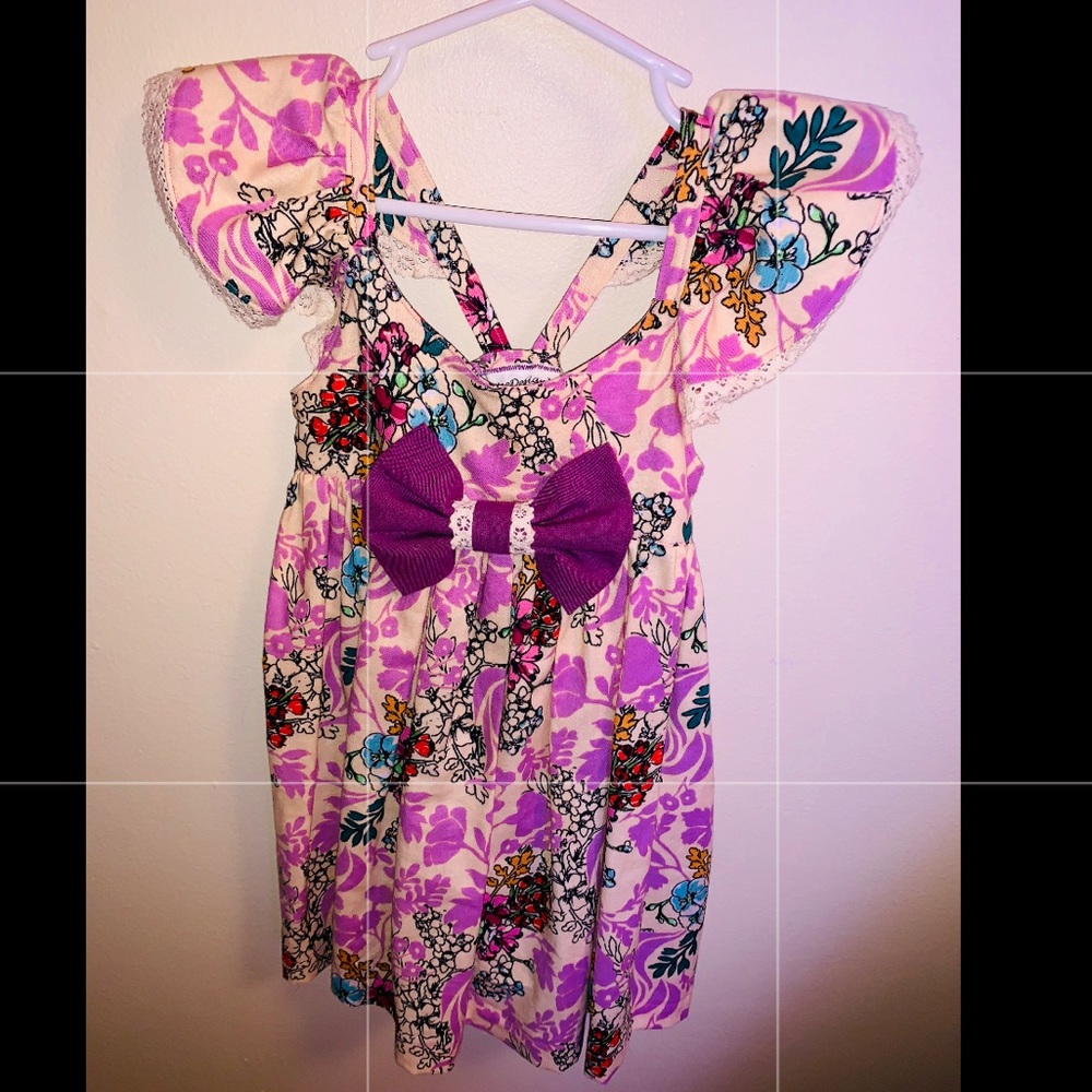 SeaWee Designs Handmade Ruffled Dress LIKE NEW